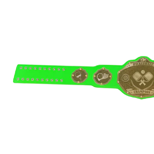 Ceinture de champion de pickleball personnalisable, ceinture de sport de haute qualité, ceinture de titre personnalisée verte, édition collector - Product Image 3