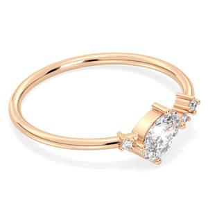 Bague en argent sterling 925 certifiée GRA avec moissanite REYES, très vendue, pour femme, cadeau de luxe pour mariage ou fiançailles, bijoux fins - Product Image 3