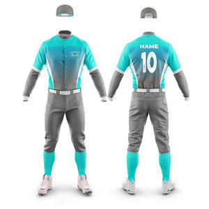 Uniforme de Béisbol para Hombre, Corte Ajustado, Venta Especial, Diseña Tu Propio Uniforme de Equipo, Uniforme de Béisbol de Secado Rápido - Product Image 1