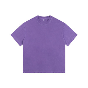 Oversized <b>T</b> <b>Shirt</b> Drop Shoulder Heavyweight Cotton Crewneck Boxy Fit Short Sleeve <b>Navy</b> <b>Blue</b> Relaxed Casual Streetwear Retailers - Product Image 4