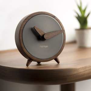 Horloge murale décorative surdimensionnée en bois massif, faite à la main, mouvement silencieux, style moderne - Product Image 4