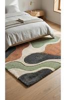 Factory Direct Wool Hand Tufted Rugs with Anti-Slip Custom Size/Color/Design Thick Pile for Commercial & Home Use