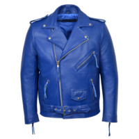 Veste de motard en cuir de vachette 100% authentique sur mesure pour homme, veste en cuir de motard BRANDO Rocker, fermeture éclair croisée, fabricant OEM/ODM