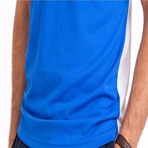 เสื้อกล้ามผู้ชายแบบคอโอเวอร์ไซส์ แขนกุด สีสันตัดกัน สวมใส่สบาย เหมาะสำหรับออกกำลังกาย ระบายอากาศได้ดี เนื้อผ้าถักน้ำหนักเบา - Product Image 5