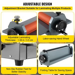 29.5\" Manual Cold Roll <b>Laminator</b> A3-A6 Size Vinyl Photo Film Mounting <b>Laminating</b> <b>Machine</b> - Product Image 5