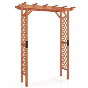 Arco de Madera para Jardín de 7 Pies de Altura, Elegante Pérgola y Pabellón para Plantas, Decoración de Exteriores - Product Image 2