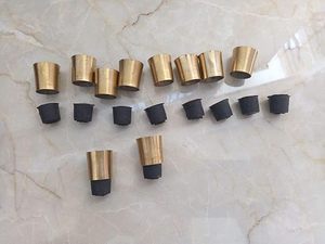 Juego de 10 Accesorios para Bastón de Latón Sólido con Punta de Goma, Ligeros, Pintados, Estilo Vintage Nostálgico, Coleccionables - Product Image 3