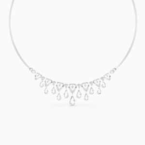 Collar Dewline con Diamantes Cultivados en Laboratorio para Uso Diario, 1.04 Ct, en Oro Amarillo, Blanco y Rosa de 9K - Product Image 2