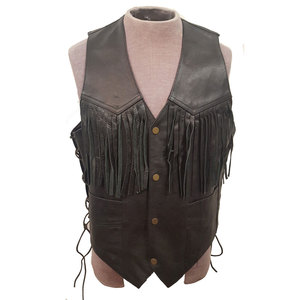 Chaleco de Traje de Cuero de Ante para Hombre, Estilo Vaquero Occidental, Casual, de Un Solo Botón, Chaleco de Alta Calidad Hecho a Medida, Nuevo Estilo 2026 - Product Image 1