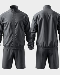 Conjunto deportivo de chaqueta cortavientos y pantalones cortos para hombre - Product Image 4