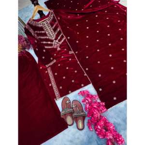 Designer Party Wear Top & Dupatta Set Beautiful XL Size Plazzo and Dupatta - Product Image 3