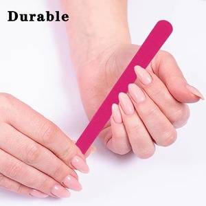 Lime à ongles colorée OME, grain 180, double face, réutilisable, outil de soin, 18 cm, mini, design droit - Product Image 3