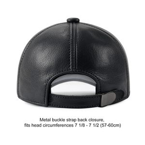 Casquette Gavroche Unisexe en Cuir de Vachette Véritable, Réglable, Respirante, Quatre Saisons, Décontractée, Classique, Style Golf, Ivy, Gatsby, Couleur Unie - Product Image 5