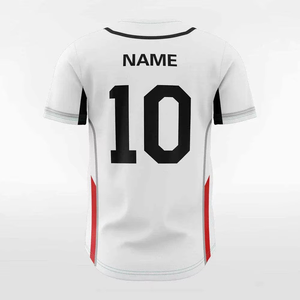 เสื้อเบสบอลตาข่ายระบายอากาศแบบใหม่ ปรับแต่งได้ พิมพ์ลาย แห้งเร็ว ต้านเชื้อแบคทีเรีย ชุดกีฬา ยูนิเซ็กซ์ รับผลิตแบบ OEM - Product Image 2