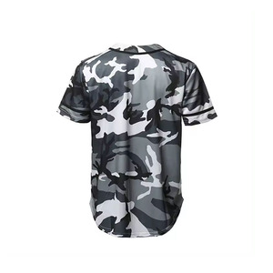 Uniforme de Béisbol para Hombre, Camiseta de Camuflaje, Pantalones Grises, Sublimado, Absorbente de Humedad, Corte Regular, para Todas las Temporadas - Product Image 5
