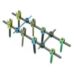 Kit de matériel d'implantation vertébrale en alliage de titane : vis, tige, connecteur à crochet, fixation pédière, équipement orthopédique pour colonne vertébrale - Product Image 6