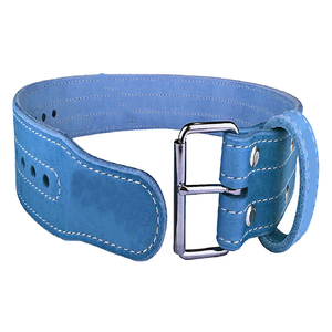 Heavy lifting leather belt gym waist support bodybuilding fitness training strong durable premium adjustable accessory gear - Product Image 3