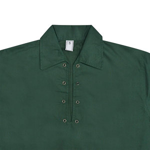 Camisa Ghillie Verde Personalizada para Hombre, Estilo Jacobita, Atuendo Escocés de las Tierras Altas, Manga Larga con Cordones, Ropa Renacentista Pirata, Pedido al por Mayor - Product Image 3