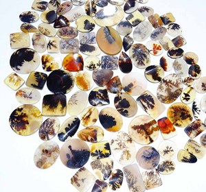Lote al por mayor de gemas sueltas de ágata dendrítica Shazar natural de alta calidad, cabujones de cuarzo de formas mixtas, certificados por terceros, color natural. - Product Image 6
