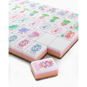 Jeu de Mahjong en Acrylique 160 Tuiles Motif Perle - Product Image 2