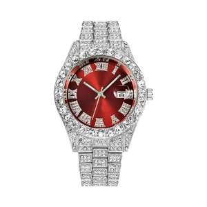 Montre mécanique de luxe pour homme 2025, certifiée GIA, avec moissanite VVS et diamants blancs et noirs, nouvelle collection, de l'exportateur indien - Product Image 1