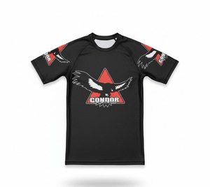 เสื้อแรชการ์ดผู้ชาย ระบายอากาศได้ดี เป็นมิตรกับสิ่งแวดล้อม ผลิตจากผ้าสแปนเด็กซ์/โพลีเอสเตอร์ แขนยาว รับผลิตตามแบบ OEM คุณภาพสูง JIC - Product Image 1