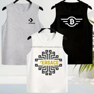 เสื้อกล้ามทรง Y สำหรับผู้ชาย ผ้าฝ้าย 100% เสื้อกล้ามสำหรับเพาะกาย แฟชั่น Y3K แบรนด์ใหม่ เสื้อผ้าคุณภาพสูง ขายส่งยกกระสอบ - Product Image 5