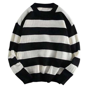 Men's Winter Wool <b>Cable</b> <b>Knit</b> Pullover <b>Sweater</b> Crew Neck Full Sleeve Standard Knitted Solid Color Warm Breathable 280g - Product Image 6