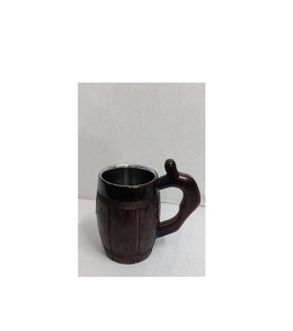Tasses en bois charmantes, magnifiques tasses à grain naturel, faites à la main, réutilisables, pour café, thé, accessoires de cuisine et de salle à manger - Product Image 1