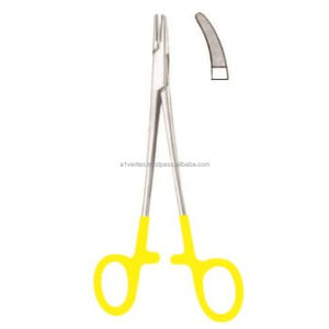 Porte-aiguilles Mayo-Hegar A-1 VERITAS T/c à pointe droite et courbée, réutilisables, instruments chirurgicaux pour sutures |   Kit d'instruments médicaux - Product Image 1