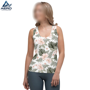 Newest Trendy Customized Made Workout Fitness Wear Tank <b>Tops</b> Good Selling Best Soft Fabric Sublimation Print Women Tank <b>Top</b> - Product Image 1