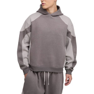 Conjunto Deportivo de Felpa 100% Algodón, Color Sólido, con Capucha, Personalizado, para Hombre, Moda Urbana 2025 - Product Image 5