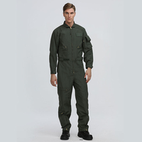Combinaison de pilote, uniforme d'aviation, vêtements de travail respirants et légers, tissu polyester durable, unisexe