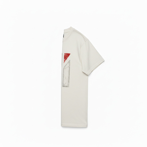 เสื้อยืดพิมพ์ลายพัฟฟ์แบบใหม่ สตรีทแวร์ผู้ชาย สั่งทำได้ โลโก้แบบ 3 มิติ ผ้าคอตตอนออร์แกนิคน้ำหนักมาก ซักแบบวินเทจ - Product Image 4