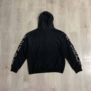 Men's <b>Black</b> Hooded Zip-Up Sweatshirt Oversized Fit Embroidered Snake <b>Panther</b> Design Streetwear Autumn Casual Wear - Product Image 2