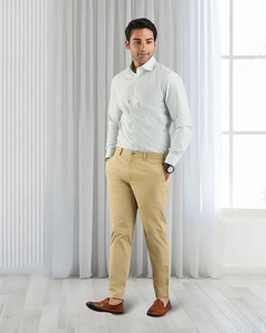 Pantalones Chinos Casuales de Negocios para Hombre, Pantalones de Traje Rectos, Ropa Transpirable de Moda, Venta Directa de Fábrica, Exportación BD, Venta al Por Mayor OEM - Product Image 4