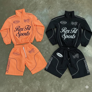 Nouvelle Arrivée 2026 Ensemble Court Coupe-Vent Sportif Homme Imprimé Réfléchissant Service de Sublimation Personnalisé du Matériau par le Fabricant - Product Image 1