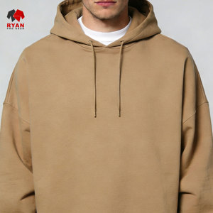 Sweat à capuche streetwear personnalisé vierge 100 % coton, pull à capuche épais de haute qualité pour homme - Product Image 5