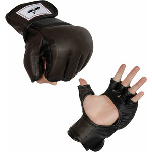 Guantes de Entrenamiento de MMA, Construcción Duradera de Cuero Sintético con Cierre Ajustable para Práctica - Product Image 4