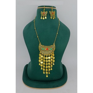 Martasha diseñador islámico Ramadán especial chapado en oro UAE joyería especial Dubai joyería collar pendiente conjunto Joyería Árabe - Product Image 3
