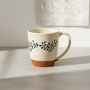 สินค้าคุณภาพพรีเมียม 3461045-0.23 ชุดถ้วยและจานรองทำจากเซรามิก ลายพิมพ์พฤกษศาสตร์ ผิวด้าน - Product Image 2