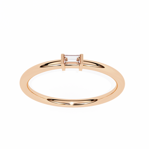 แหวนเพชรปรับขนาดได้ ทอง 14k เพชรเลี้ยงในห้องปฏิบัติการ แหวนเพชรแบบ Eternity - Product Image 4