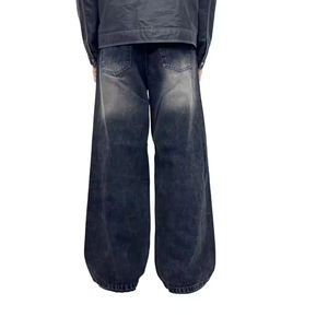 Custom Men Outfit Baggy Fit Black <b>Jeans</b> Pants Designer New Release Original Fit Denim Baggy <b>Jeans</b> Big Boys Polar Baggy <b>Jeans</b> - Product Image 3