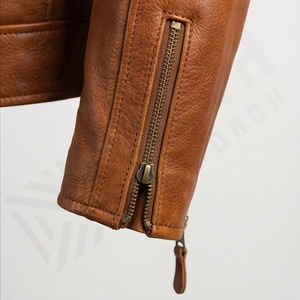 Chaqueta de cuero para hombre NAI-0470B, estilo motero, a la moda, para motocicleta, venta al por mayor, ropa protectora para motociclismo, color personalizado. - Product Image 6