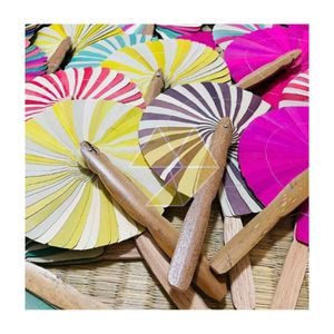 พัดใบมะพร้าวทำมืออันเจียง - หลายสี งานฝีมือทอมือ ของที่ระลึกสำหรับใช้ในร่ม/กลางแจ้ง - Product Image 3
