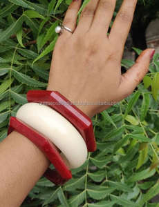 Brazalete de Resina Estilo Bohemio, Joyería Ligera y Moderna para Mujeres y Niñas - Product Image 3