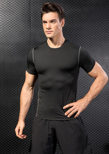 Wholesale <b>Men</b> <b>Compression</b> Casual <b>Shirts</b> Custom Printed Logo Design Plus Size Available OEM/ODM Hot Selling <b>Compression</b> <b>Shirts</b> - Product Image 4