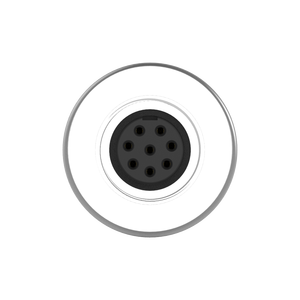 Conector Industrial M9 de 8 Pines, Latón y Nailon, Bloqueo Trasero, Impermeable IP67, Hembra, 4A 125V - Product Image 4