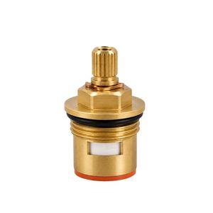Eje de latón moleteado de 7.50 para grifo de baño, disco cerámico, cartucho de latón de 1/2 pulgada de repuesto - Product Image 1