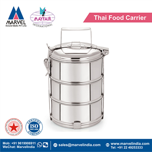 ปิ่นโตปิ่นโตอาหารบอมเบย์,ปิ่นโตทำจากสเตนเลสสตีล - Product Image 3